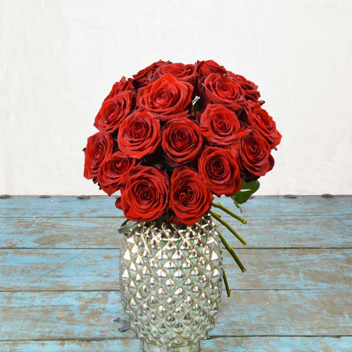 Bouquet de fleurs de rose rouge Red Naomie Reflets fleurs