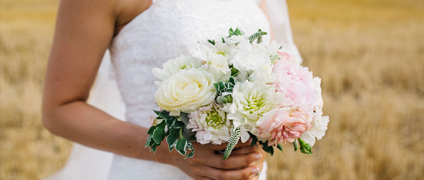 bouquet de mariée champêtre