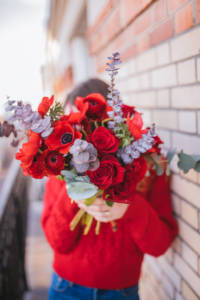 Red Naomi bouquet de fleurs à livrer dans toute la France pour la saint valentin.