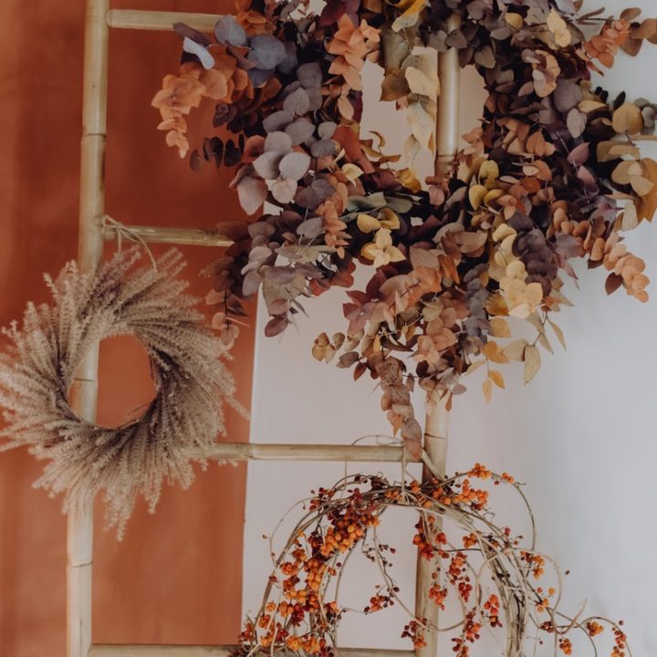 Couronne-eucalyptus-mischanthus-automne-reflets-fleurs-novembre