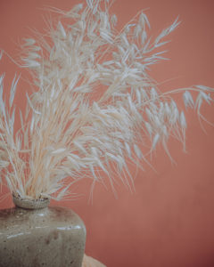 décoration fleurs séchées pampa