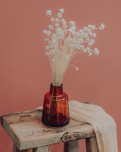 bouquet dried flowers countryside decoration