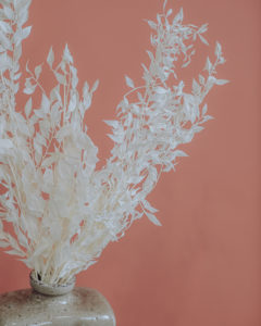 décoration fleurs séchées