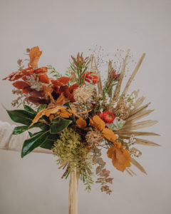 bouquet of Bohemian flowers