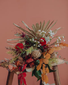 bouquet of Bohemian flowers
