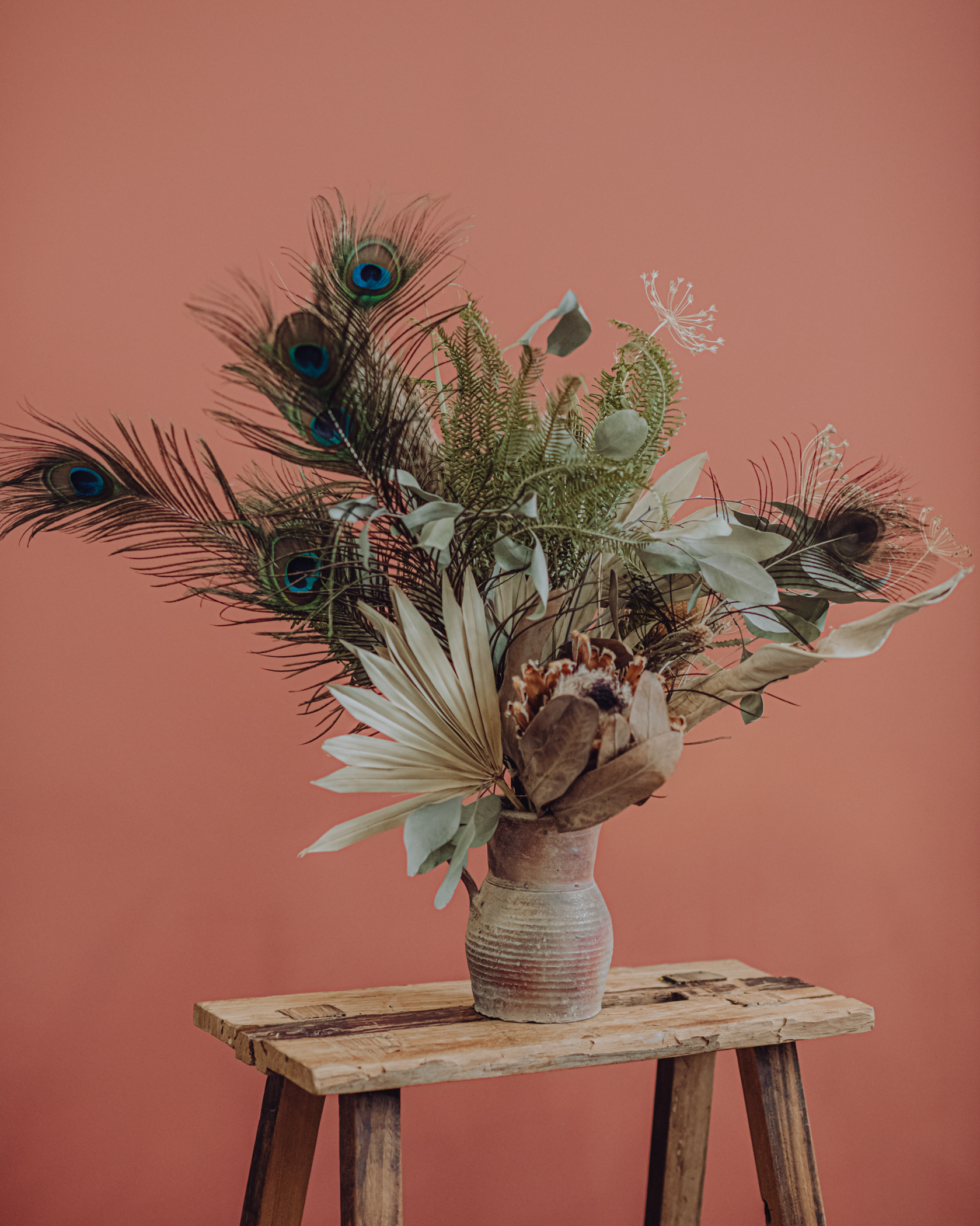 N° 41 | Bouquet de fleurs séchées sauvage | Reflets fleurs | Scénographe  floral