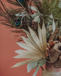 Delivery bouquet dried flowers