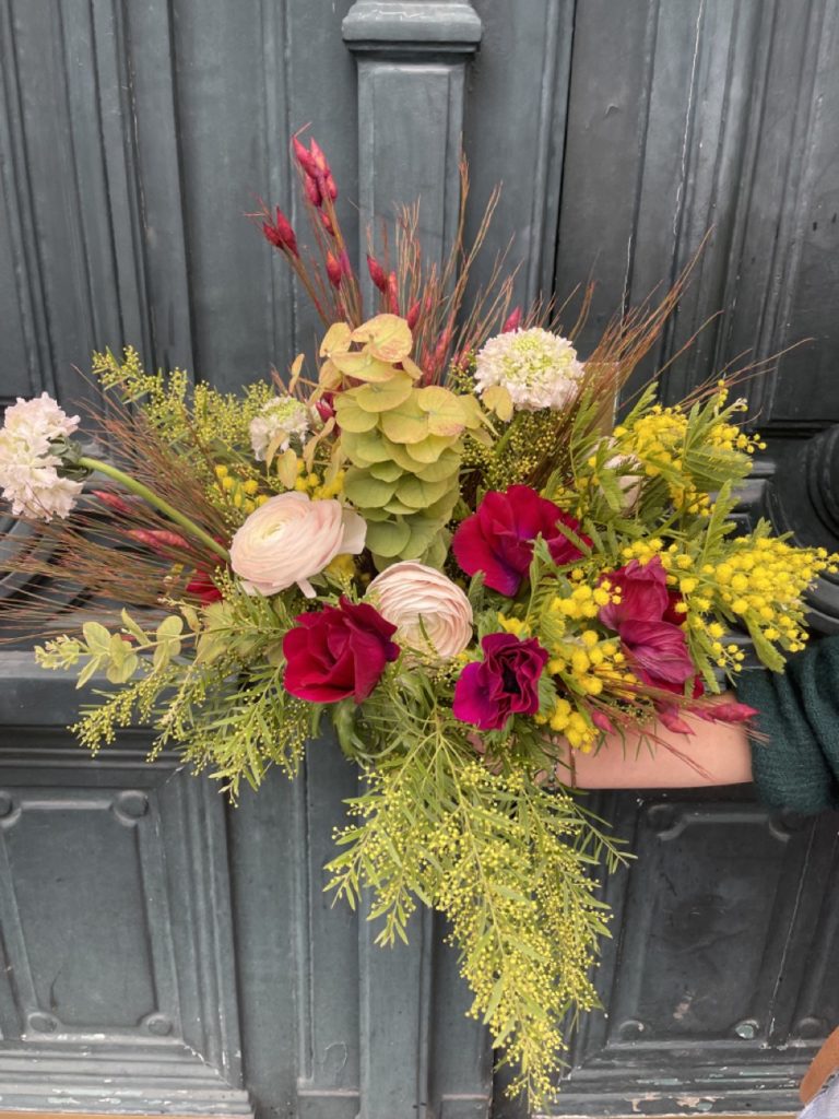 Bouquet sauvage de saison fête des grand mères livraison paris ile de France